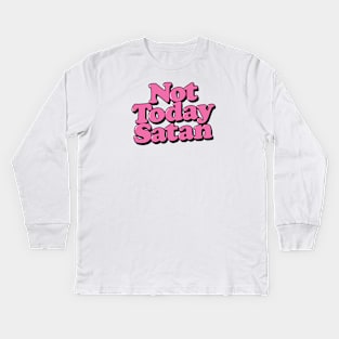 Satan Sucks Kids Long Sleeve T-Shirt